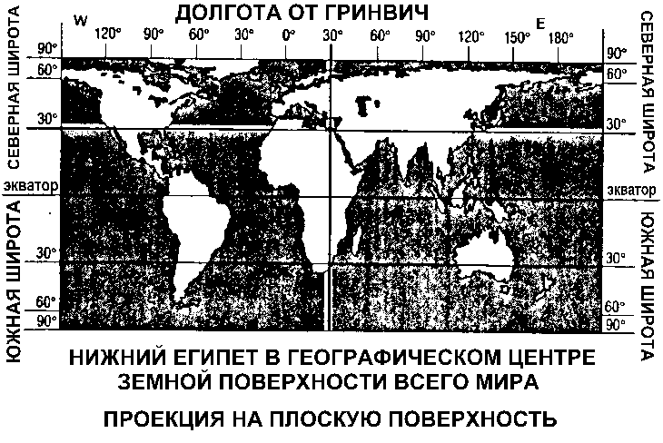 НИЖНИЙ ЕГИПЕТ В ГЕОГРАФИЧЕСКОМ ЦЕНТРЕЗЕМНОЙ ПОВЕРХНОСТИ ВСЕГО МИРА